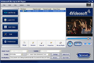 4Videosoft Blu-ray to AVI Ripper screenshot